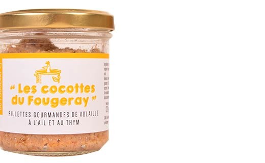 Gourmet poultry rillettes with garlic and thyme - Comptoir Fougeray