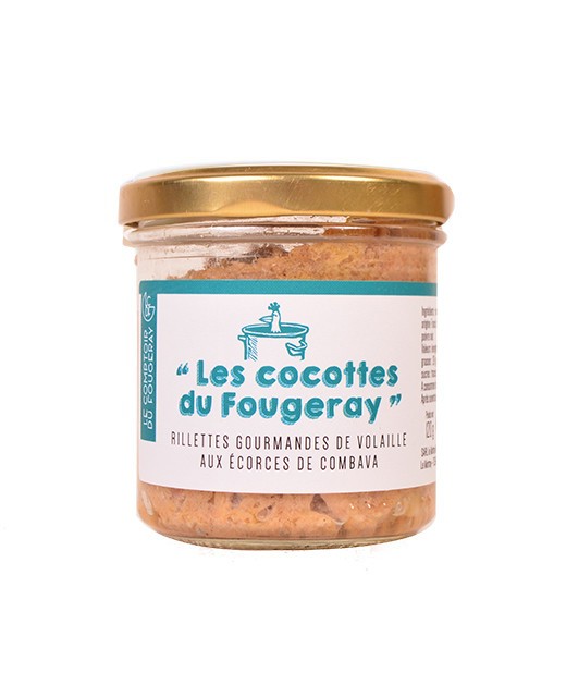Gourmet poultry rillettes with combava peels - Comptoir Fougeray