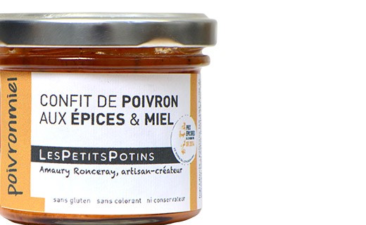 Red pepper confit with honey and thyme - Les Petits Potins