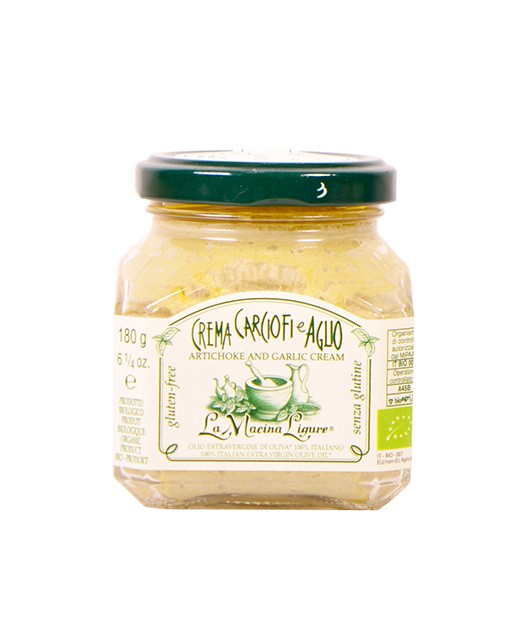 Organic artichoke and garlic cream - La Macina Ligure