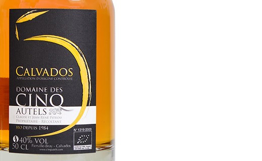 Organic 18-year-old Calvados - Domaine des Cinq Autels