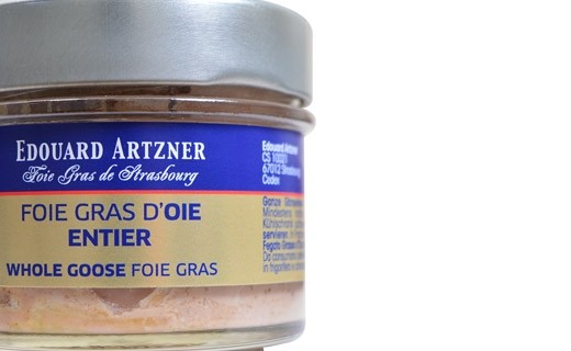 Whole goose foie gras 100g (preserved) - Edouard Artzner