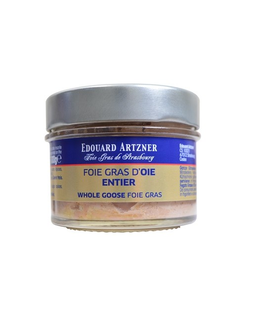 Whole goose foie gras 120g (preserved) - Edouard Artzner