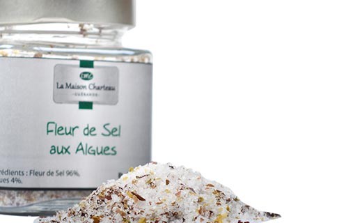 French sea salt "Fleur de Sel" with algae - Maison Charteau