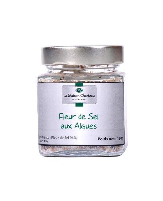 French sea salt "Fleur de Sel" with algae