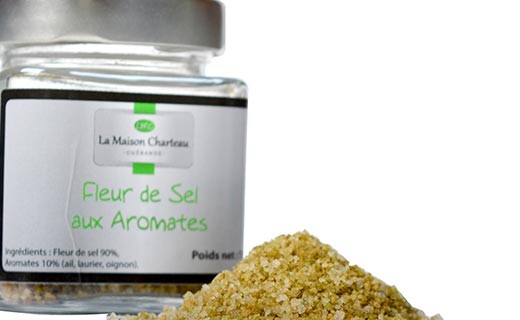 French sea salt "Fleur de Sel" with herbs and spices - Maison Charteau