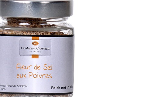 Fleur de sel from France with peppers - Maison Charteau