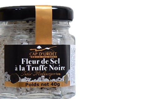 FLEUR DE SEL À LA TRUFFE NOIRE CAP D'URDET 40 GR