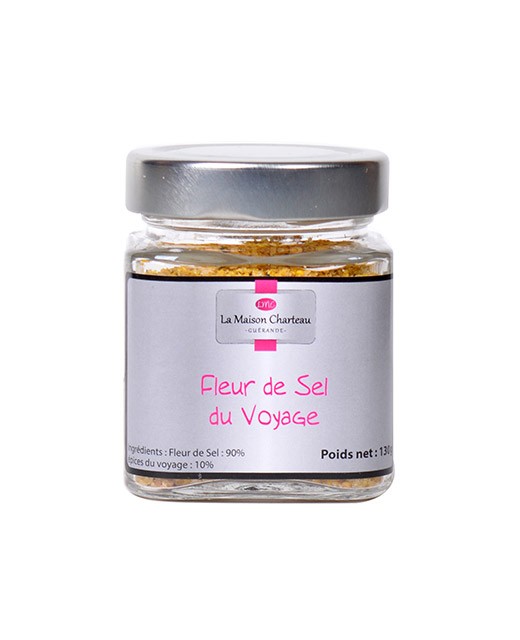 Fleur de sel from France with voyage spices