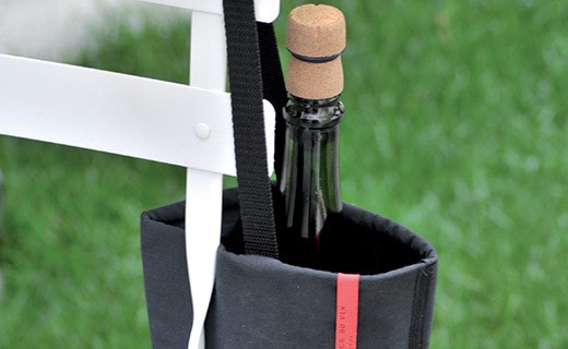 Black bottle cooler bag - L'Atelier du Vin