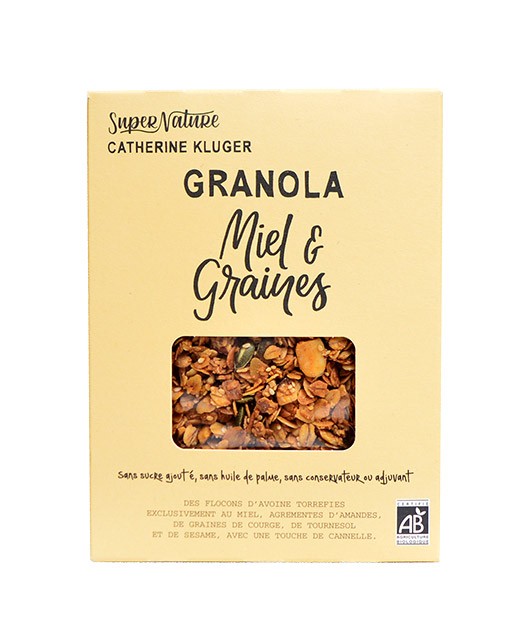 Honey granola & organic seeds - Catherine Kluger