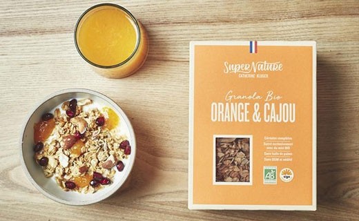 Orange granola & organic cashews  - Catherine Kluger