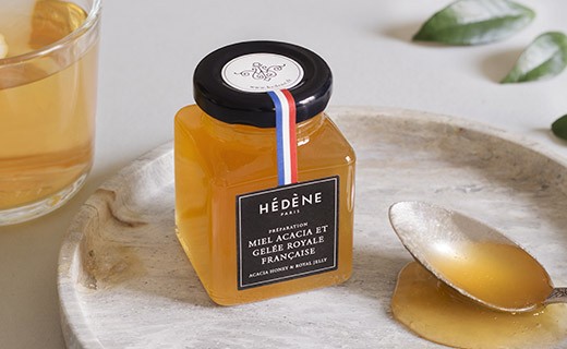 French acacia honey and royal jelly - Hédène