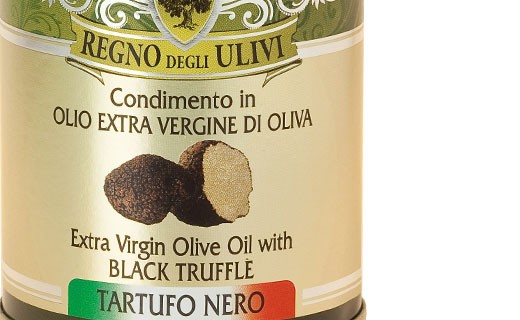 Olive Oil flavored with Black Truffles - Regno degli Ulivi