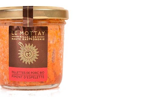 Pork rillettes pineapple curry - organic - Le Mottay Gourmand