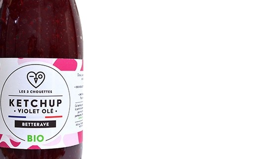 Beetroot ketchup - Violet olé - Les 3 Chouettes