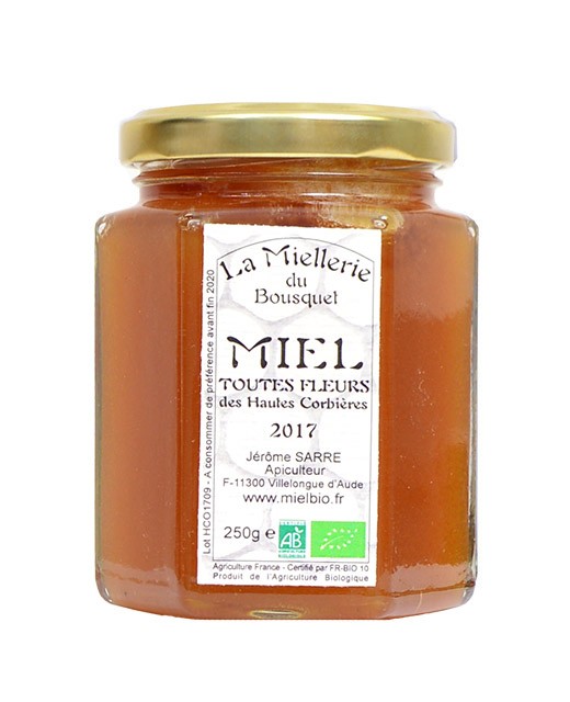Organic Wildflower honey - Miellerie du Bousquet