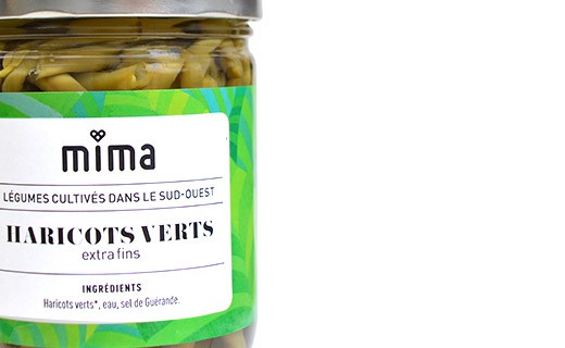 Organic extra-fine green beans - Mima Bio