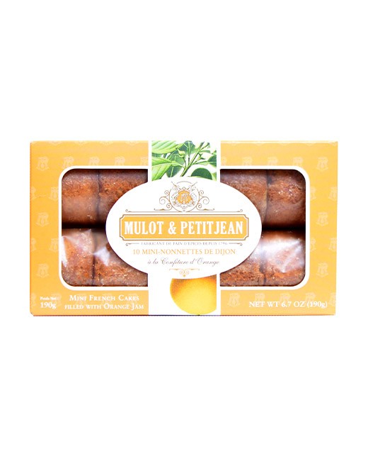 Mini-nonnettes of Dijon - Orange jam - Mulot Petitjean