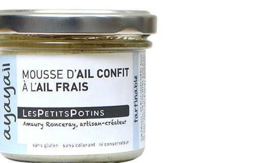 Garlic confit with fresh garlic spread - Les Petits Potins