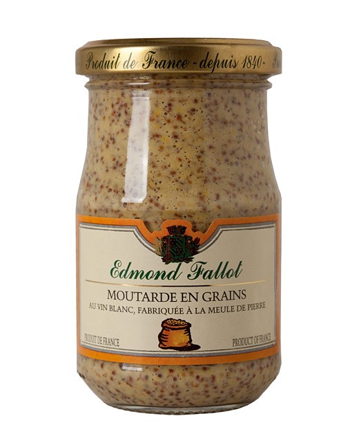 Traditionnal Wholegrain Mustard with White Wine - Fallot