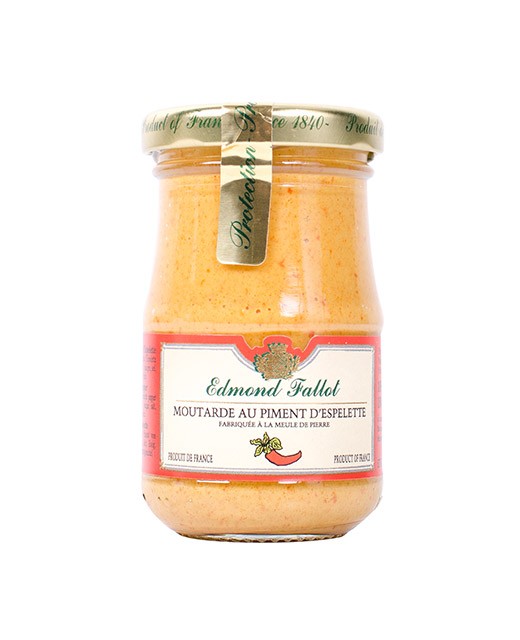 Espelette chili peppers Mustard - Fallot