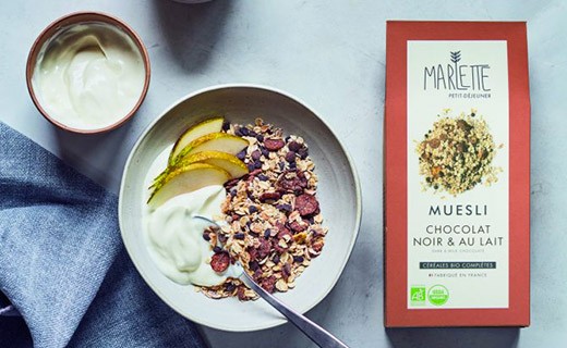 Muesli with dark and milk chocolate - Marlette