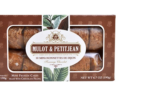 Mini-nonnettes of Dijon - chocolate flavour - Mulot Petitjean