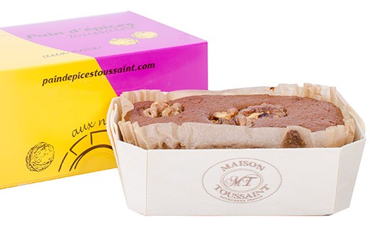 Gingerbread with AOC Isère walnuts (certified origin) - Maison Toussaint