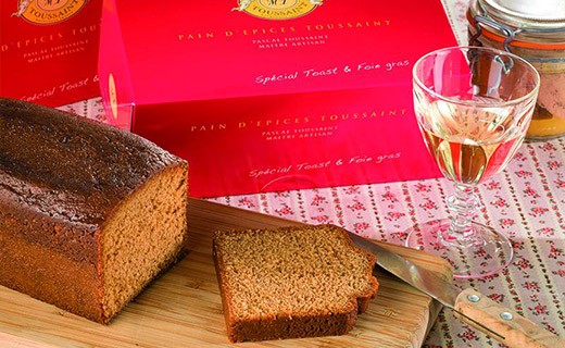 Gingerbread, specially made for toast and Foie Gras - Maison Toussaint