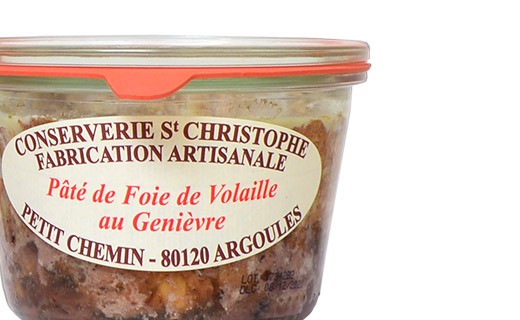 Chicken liver pâté with Genièvre - Conserverie Saint-Christophe