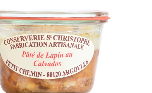 rabbit pâté with Calvados - Conserverie Saint-Christophe