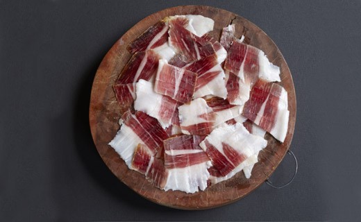 Slices of black pork ham from Bigorre - Padouen