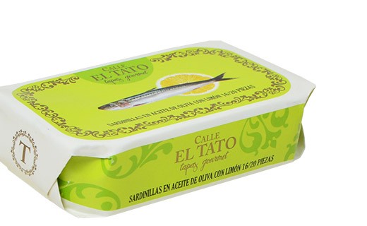 Little sardines in olive oil and with lemon - Calle el Tato