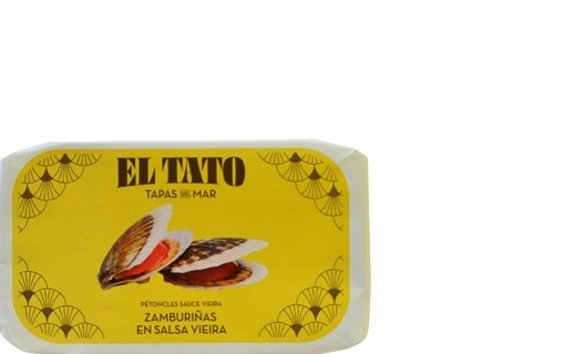 Scallops marinated in Vieira sauce - Calle el Tato