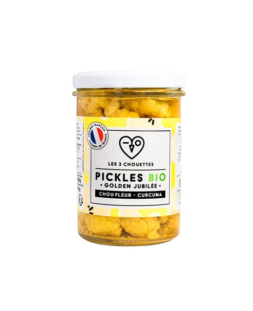 Cauliflower pickles with turmeric- Golden Jubilée  - Les 3 Chouettes