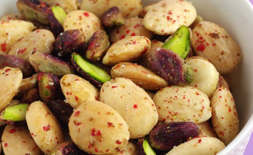 Roasted pistachios and almonds with pink pepper - Grand Noyer (Le)