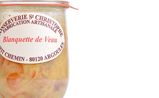 Ready-made Veal in cream sauce (blanquette de veau) - Conserverie Saint-Christophe