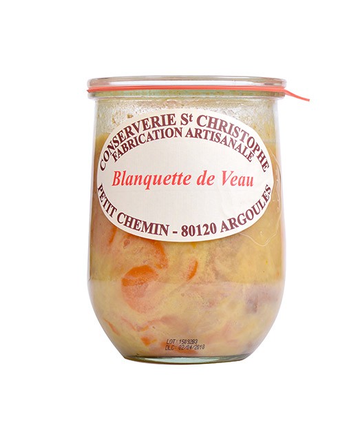 Ready-made Veal in cream sauce (blanquette de veau) - Conserverie Saint-Christophe