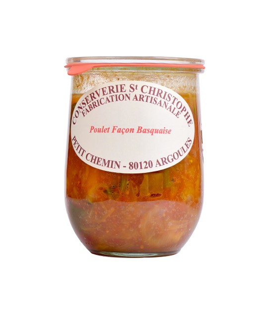 Ready-made Poulet basquaise (Basque-style chicken) - Conserverie Saint-Christophe