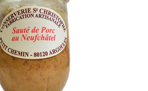 Ready-made deal: Sautéed pork with Neufchâtel - Conserverie Saint-Christophe