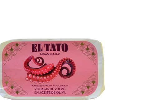 Sliced octopuses in olive oil  - Calle el Tato