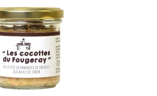 Gourmet poultry rillettes with Timur berries - Comptoir Fougeray