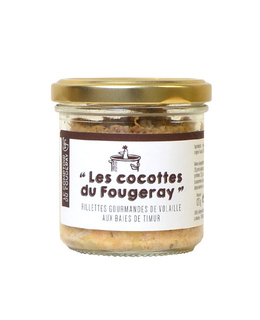 Gourmet poultry rillettes with Timur berries - Comptoir Fougeray