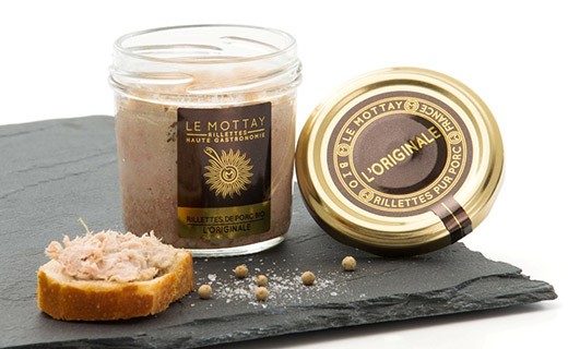 Pork rillettes original - organic - Le Mottay Gourmand