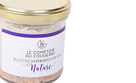 Plain pork rillettes - Comptoir Fougeray