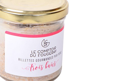 Pork rillettes with three berries - Comptoir Fougeray