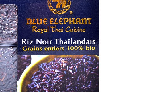 Organic Thai black rice - Blue Elephant