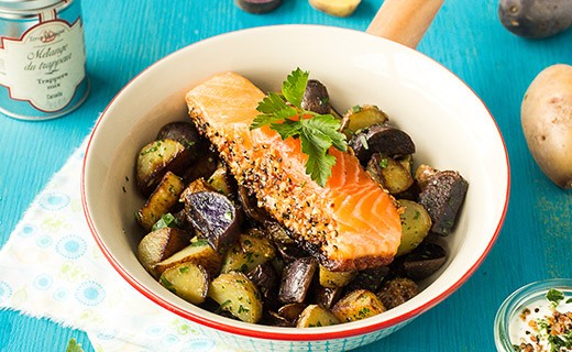 Smoked Shetland organic salmon - fillet heart - Olsen
