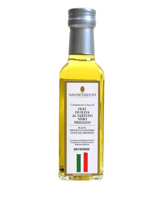 Olive oil with black truffle